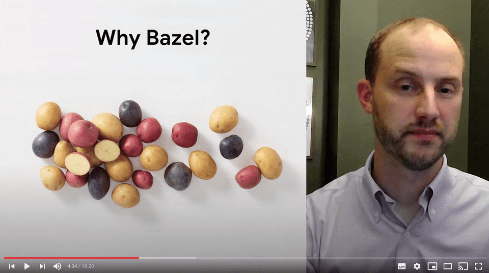 Jeff Cox while explaining the reason behind Bazel’s name.